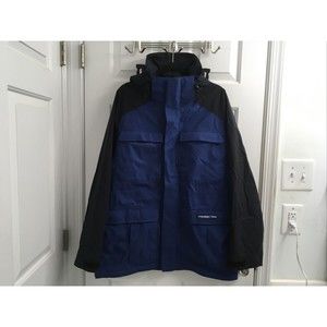 cabelas dry plus blue full zip men’s large coat